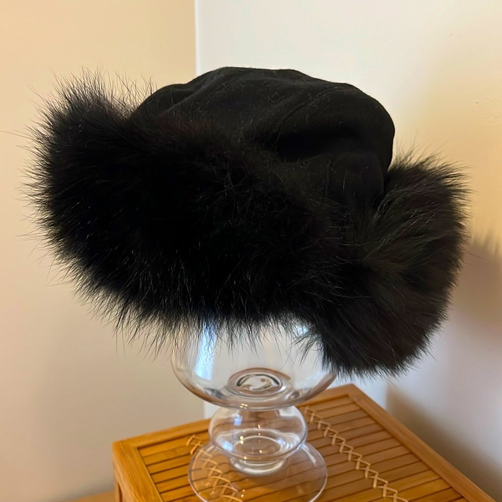 Ralph Lauren genuine Fur hat